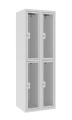 szafa socjalna z drzwiami z szybą pleksi Sus 322