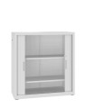 szafa z drzwiami żaluzjowymi Sbm 105 otwarta
