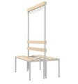 ławka z wieszakiem podwójna ŁSZ 2 szer. 100 cm