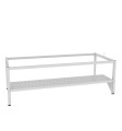 podstawa zwykła z półką na buty do szaf socjalnych o szer. 120 cm
