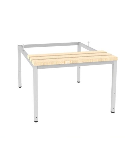 podstawa z ławką stałą do szaf socjalnych o szer. 60 cm