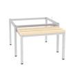podstawa z ławką wysuwaną do szaf socjalnych o szer. 60 cm