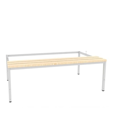 podstawa z ławką stałą do szaf socjalnych o szer. 120 cm