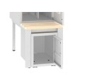 podstawa z ławką i szafką na buty do szaf socjalnych o szer. 40 cm