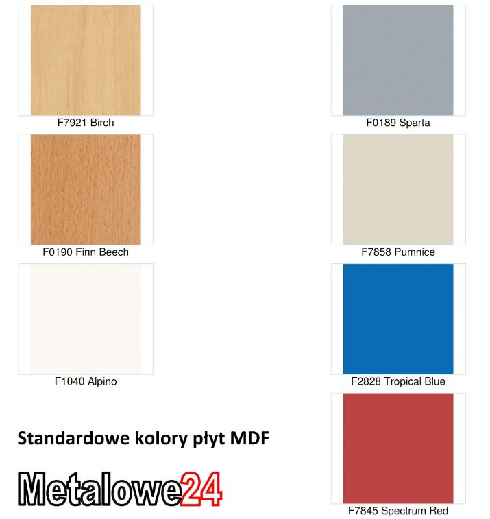 kolory płyt MDF