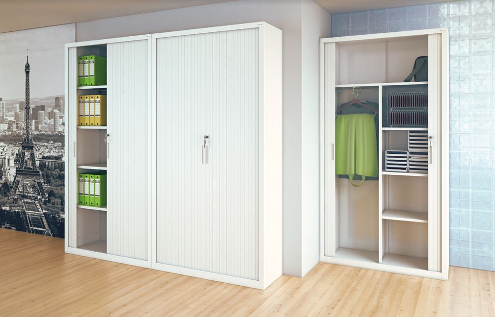 szafy zmodernizowane z drzwiami żaluzjowymi