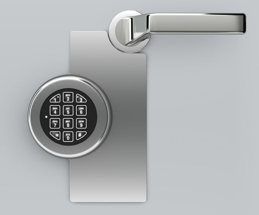 zamek szyfrowy elektroniczny z klamką