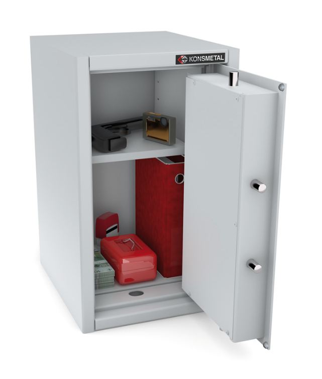 sejf Konsmetal z zawartością